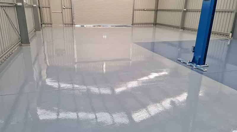workshop epoxy flooring